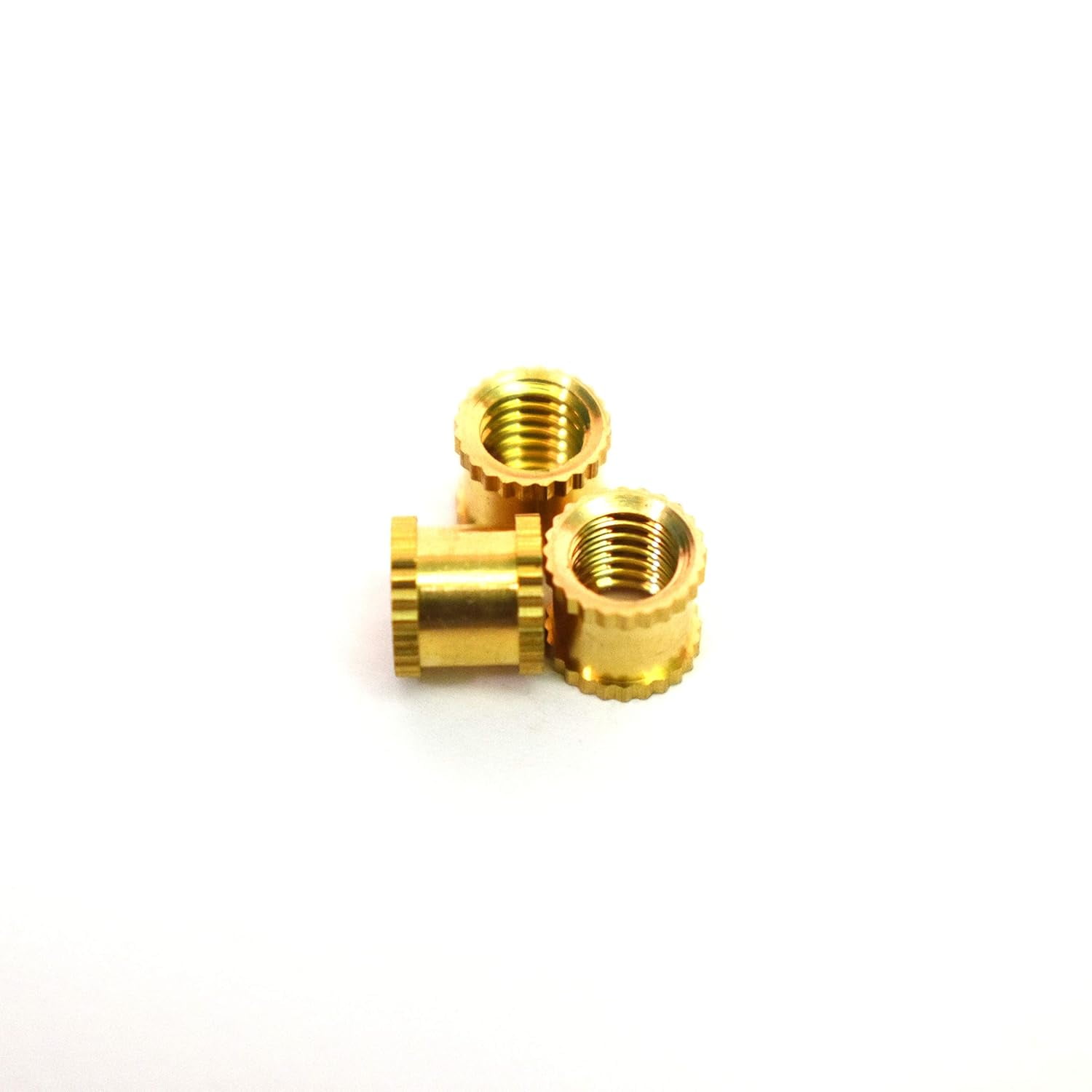 ] Brass Insert 50pcs,6.5mm OD, 6 mm Length, Female Thread, Press Fitting or Heat Sink or Injection Molding Type, 50 pcs