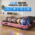 thumbnail image 4 of Walking Pad with 8% Manual Incline & Vibration Modes, 2.5HP Under Desk Treadmill for Home Office, 300 lbs Capacity Portable Treadmill with Remote Control & LED Display, Ultra Quiet Space-Saving, 4 of 6