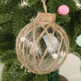 thumbnail image 5 of Colgante de Bolas Navideñas de Plástico Transparente | Decoración Navideña Elegante | Material Duradero | Uso Versátil | Fácil de Colgar | Opción de Regalo Ideal, 5 of 5