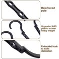 thumbnail image 4 of Magic Hangers,8 Space Saving Hook,Multifunctional Vertical & Horizontal Hanger,Wardrobe Organizer t 360° Swivel Save 3 Times More Space Storage Hangers for Clothes,Bags,Black, 4 of 5