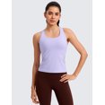 thumbnail image 2 of CRZ YOGA Seamless Racerback Tank Tops for Women Gym Workout Athletic Running Sleeveless Shirts Breathable, 2 of 4