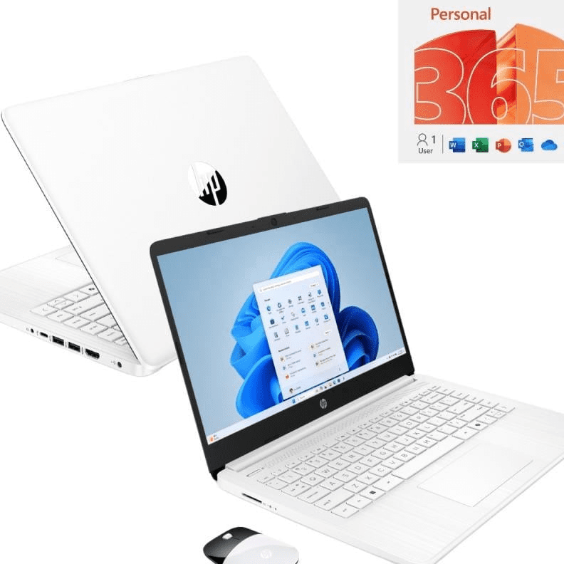HP Business Laptop, 15.6” HD, Intel Core i3-1010, 4GB SDRAM, 128GB