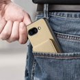 thumbnail image 6 of ELEHOLD Case for Google Pixel 9A, RFID Blocking Slim PU Leather Wallet Case with Card Holder & Kickstand,Khaki, 6 of 11