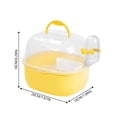 thumbnail image 2 of MKHSQHDG Clearance Transparent Panoramic Parrot Travel Cage for Small Birds, 2 of 3