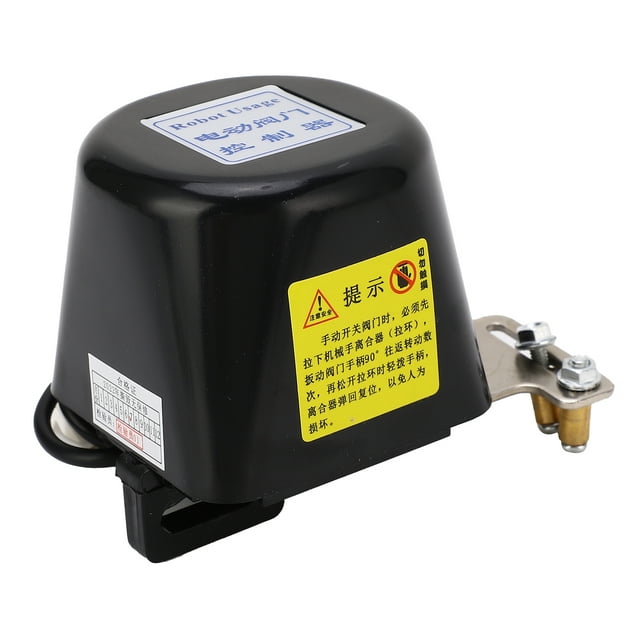 Controlador De Válvula De Bola Para Tubería De Gas, Controlador De Válvula Eléctrica De Latón ABS DC12V Antiinterferencias Para Control Industrial