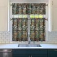 thumbnail image 3 of Mushroom (10) Kitchen Curtain Valance 3 Piece Home Curtains and Valance Set Curtain Sink Window Decor Window Treatment Tier 27.5x36 Length, 3 of 6