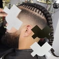 thumbnail image 1 of Hairline Enhancement Card Beard Lineup Shaping Tool Men Barber Hairline Guide Beard Hair Styling Trimming Edging Shaping Template, 1 of 8