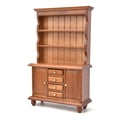 thumbnail image 3 of Dollhouse Bookcase, 1:12 Bookcase, Exquisite Workmanship Wooden For Kids Children Brown, 3 of 8