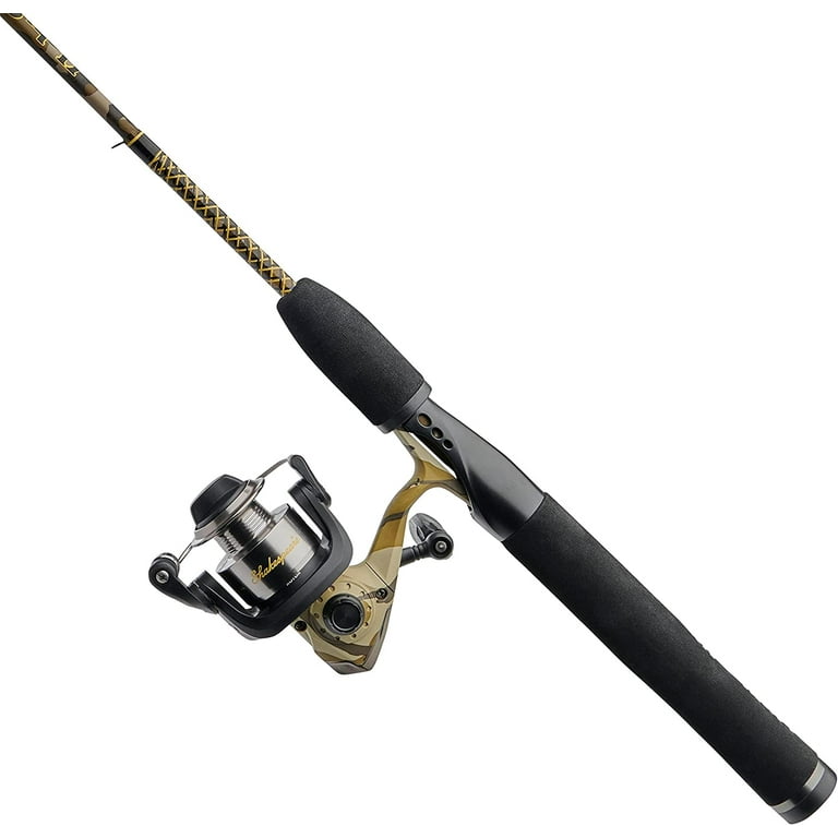 Ugly Stik 6'6” Camo Spinning Fishing Rod and Reel Spinning Combo 