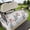Gray, variant on Golf Cart Seat Covers for 2 Seater,Farmhouse Spring Microfiber Cart Seat Towel Blanket,Sage Green Fruit Plant Leaf Flower Absorbent Breathable Non Slip Bench Seats Protector for Golf Course 51"x31"