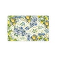 thumbnail image 4 of JML Non-Slip MicrofiberFabric & Rubber Doormat - Soft Entryway Rug for Home/Office (20"x32") - Easy Clean Door Mat for Indoor/Outdoor Use, Botanical Lemon Pattern, 4 of 6