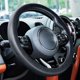 thumbnail image 1 of Spurtar Funda para Volante 14-15 Protector Antideslizante para Volante de Coche Textura de Cuero de Silicona Suave e Inodoro Funda para Volante Funda de Gran Agarre para Volante Negro, 1 of 1