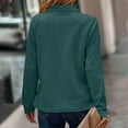 thumbnail image 4 of Linfrsh Womens Oversized Hoodies Fleece Sweatshirts Long Sleeve Sweaters Pullover Fall Outfits with Pocket Comfort Colors Dark Green,S, 4 of 5