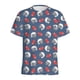 thumbnail image 3 of Camiseta con estampado de fútbol americano para hombre, camisetas con estampado 3D de fútbol, camisetas casuales de moda de verano con cuello redondo, camisetas holgadas de manga corta, ropa de calle, 3 of 5