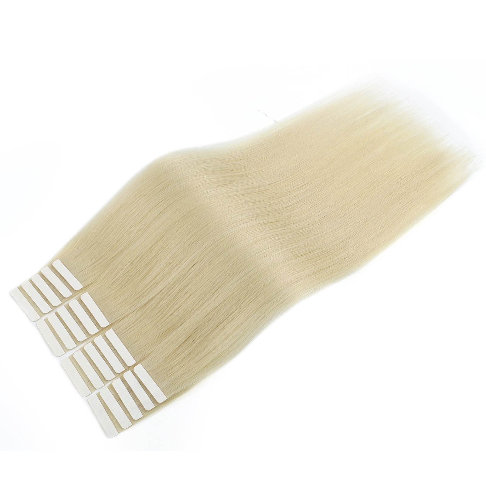 Sassina Tape-In Hair Extensions 100% Human Hair Beach Blonde #613 18 Inch 20pcs 50g
