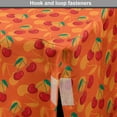 thumbnail image 4 of Fruits Dog Crate Cover, Cherry Branches and Leaves Summer Eat Organic Food Motif Print, Easy to Use Pet Kennel Cover Small Dogs Puppies Kittens, 7 Sizes, Burnt Orange and Multicolor, by Ambesonne, 4 of 6