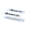 thumbnail image 4 of Fit For Mercedes Fit For Benz A B C E G S ML SL CL GLA CLA Class AMG 4MATIC 4 MATIC Trunk Chrome Matte Black Letters Emblem Badge Sticker, 4 of 4