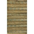 thumbnail image 1 of LR Home Reversible Seafoam 2 ft. 6 in. x 4 ft. Geometric Jute Accent Rug, 1 of 10