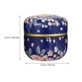 thumbnail image 2 of 7 Pcs Iron Round Empty Tins Candle Tin Jars Balm Aromatherapy Spices Container, 2 of 7
