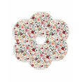 thumbnail image 7 of 15 Inch Round Placemats Set of 6, Watercolor Flowers Non Slip Heat Insulation PP Table Mats, Farmhouse Spring Floral Botanical Washable Place Mats for Kitchen Dining Party Table Decor, 7 of 7