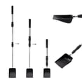 thumbnail image 2 of Stainless Steel Chicken Manure Shovel | Telescopic & Extended Handle | Heavy Duty Poultry Coop Cleaning Tool | Curved Shovel Head | Adjustable Length 36-42in | Efficient Waste Removal | Easy Storage, 2 of 6