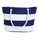 thumbnail image 2 of Hemp Rope Striped Canvas Bag Women Fashion Travel Shopping Practical Large Capacity Canvas Bag Beach Bag, 2 of 7