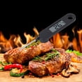 thumbnail image 1 of Digital Meat Thermometer LCD Display IP67 Water Proof Kitchen Food Thermometer for Everyday Meals, 1 of 7