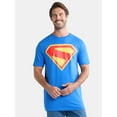 thumbnail image 4 of Superman Men's and Big Men's Graphic Tee with Short Sleeves, Sizes S-3XL, 4 of 5