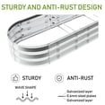 thumbnail image 6 of LIALEX 2 Pack Raised Garden Bed Kit for Vegetables Flower Galvanized Metal Planter Boxs Designed for Easy DIY and Cleaning Not Twist Or Rot, 6 of 6