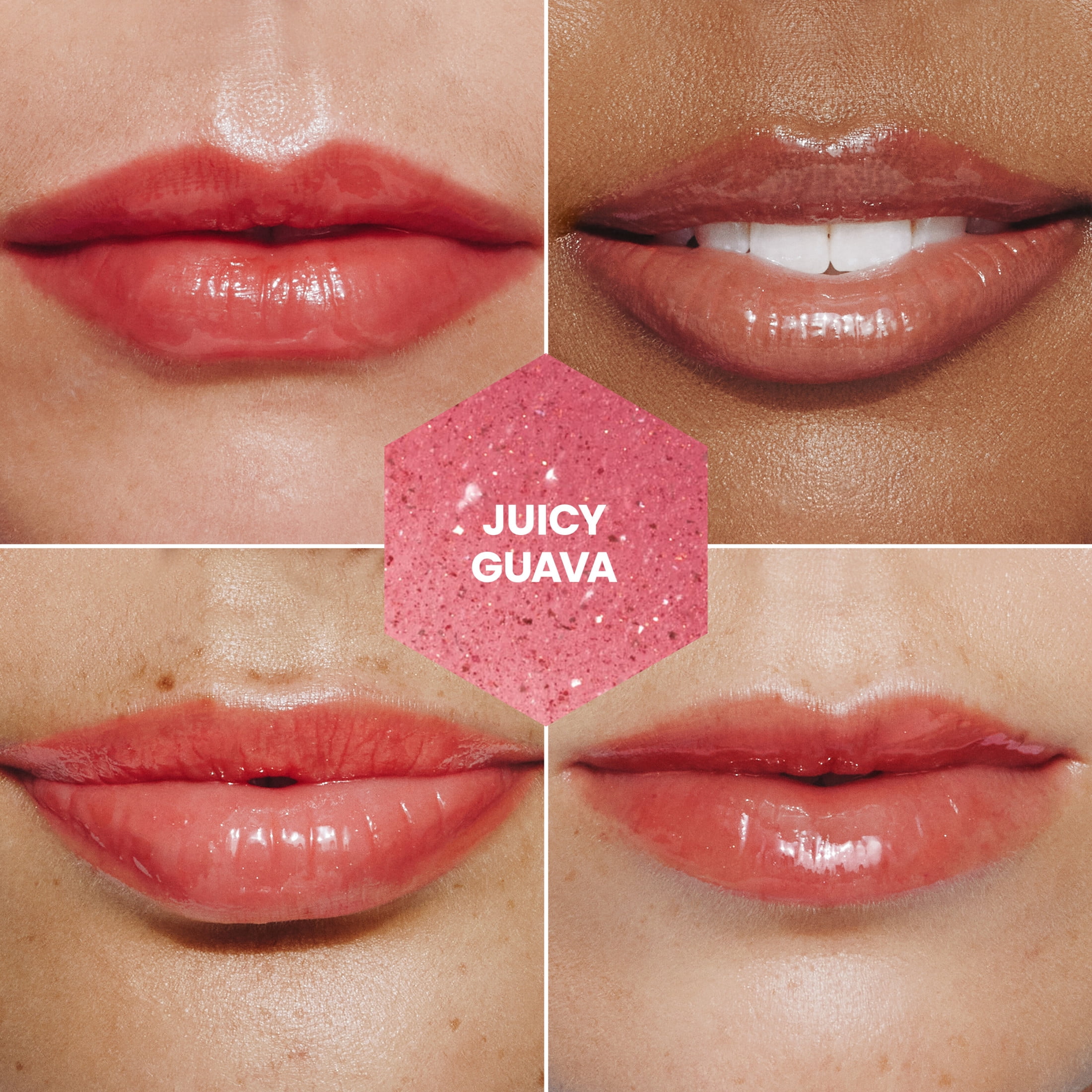 Burt's Bees 24-Hour Hydrating Tinted Glossy Lip Balm, Juicy Guava