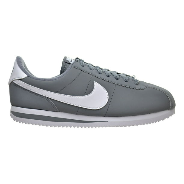Ciencias manga Pequeño Nike Cortez Basic NBK Men's Shoes Grey/White/Metallic Silver 820644-011 -  Walmart.com