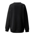 thumbnail image 3 of YVNAURA Womens Ghost Face Halloween Sweatshirt Oversized Long Sleeve Pullover Tops Crew Neck Graphic Horror Print Loose Fit Fall Outfits for Women Trick or Treat Tee, Black,M, 3 of 4