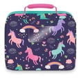 thumbnail image 3 of Thermos Kids Insulated Single Compartment Lunch Bag with Liner, Unicorn, 3 of 5