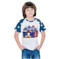 thumbnail image 5 of ZACPNCV July 4th Shirts for Kids Boys Girls Flag USA Print Tees Patriotic Casual Short Sleeve Tops Memorial Day Gift T Shirt Blue 7-8 Years, 5 of 8