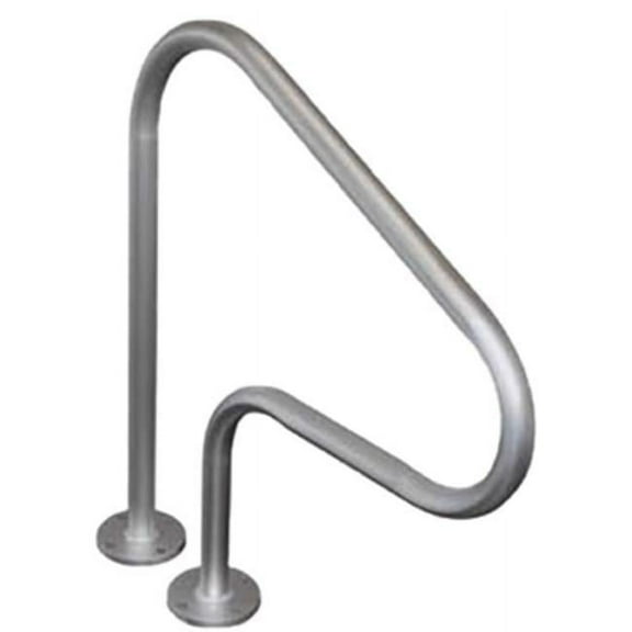 JIF Marine DEK 6 in. Dia. Extended Reach Handrail, Satin Anodized Aluminum