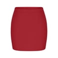 thumbnail image 4 of Mini Skirts Skorts for Women Mid Waisted Stretch Summer Skorts Sexy Pencil Bodycon Skirts Y2k Streetwear, 4 of 6