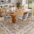 thumbnail image 3 of Uermei 9'x12' Large Soft Area Rug: Machine Washable Non-Slip Carpet, Farmhouse Vintage Floor Mat for Living Room Bedroom Dining Room - Brown Orange, 3 of 10