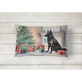 thumbnail image 2 of Carolines Treasures DAC1254PW1216 16 x 12 in. Unisex Belgian Sheepdog Christmas Fabric Decorative Pillow, 2 of 4