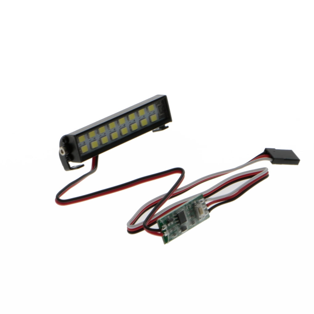 RC Car Double Rows High Brightness Roof Light Bar Model Vehicle 16 LEDs
