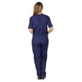 thumbnail image 2 of ACTIVE UNIFORMS Women Scrub Set Medical Scrub Top and Pants (Navy Blue, X-Small), 2 of 5