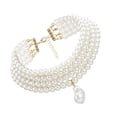 thumbnail image 3 of 1Pc Fashionable Necklace Woman Simulation Pearl Necklace Simple Neck Accessory, 3 of 9