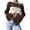 b-Coffee, variant on Swimsuit Cover Ups for Women Hollow Out Beach Cropped Tops Women's Clothing M