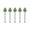 B, variant on Reusable Tree Shaped Cable Tie Strap for Home Office Garden Organization Durable Adjustable Fastening Solution 20 Pack