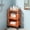 Orange, variant on Kitchen Storage Rack Multi-Layer Plastic Fruit and Vegetable Basket, Floor Standing, Adjustable Tiered Design for Snacks and Pantry Storage, Orange Khaki Green