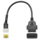 thumbnail image 4 of 6 Pin to OBD 16 Pin Adaptor Cable Motorcycle Fault Detection Connector for DELPHI, 4 of 5