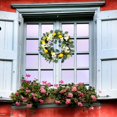 thumbnail image 3 of Clearance! Window Atmosphere Decoration Simulation And Garland Decoration Easter Door Hydrangea Home Decor, 3 of 9
