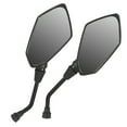 thumbnail image 1 of Qiilu Motorcycle Mirror ，  Black  ABS Rear View Side Mirrors Motorcycle Rear View Mirror  Reflective Rear View Mirrors Motorcycle Parts, 1 of 8