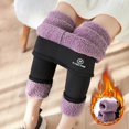 thumbnail image 2 of Gibobby Leggings térmicos Mujeres Otoño E Invierno Terciopelo Pantalones Engrosados Ropa Exterior Leggings Cálidos De Talle(Negro,XG), 2 of 4