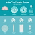thumbnail image 6 of Paruu Wearable Breast Pump Hands-Free, Portable Breast Pump,Electric Breast Pump with 4 Modes & 9 Levels, 2 Pack, 6 of 9
