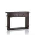 thumbnail image 1 of Furniture of America Table de Console Devin en Noyer, 1 of 4